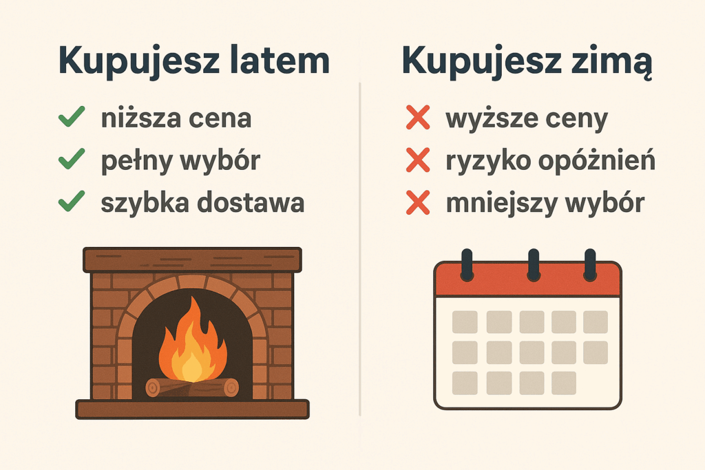 węgiel latem zima